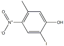 2-Iodo-5-methyl-4-nitro-phenol Structure