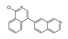1-chloro-4-isoquinolin-7-ylisoquinoline结构式