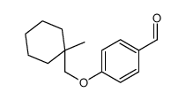 4-[(1-Methylcyclohexyl)methoxy]benzaldehyde Structure