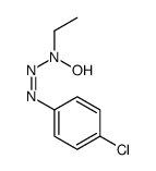 N-[(4-chlorophenyl)diazenyl]-N-ethylhydroxylamine Structure