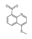 4-methylsulfanyl-8-nitro-quinoline结构式