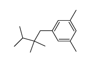 1-(3,5-Dimethylphenyl)-2,2,3-trimethylbutan Structure