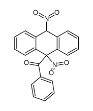 (9,10-dinitro-9,10-dihydro-[9]anthryl)-phenyl ketone结构式