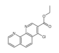 4-chloro-[1,10]phenanthroline-3-carboxylic acid ethyl ester Structure