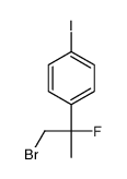 1-(1-bromo-2-fluoropropan-2-yl)-4-iodobenzene Structure