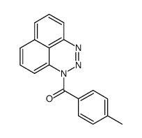 1-(4-methylbenzoyl)naphtho[1,8-de][1,2,3]triazine结构式