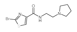 2-BROMO-N-(2-(PYRROLIDIN-1-YL)ETHYL)THIAZOLE-4-CARBOXAMIDE picture