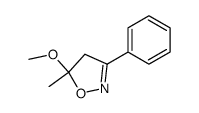 3-phenyl-5-methoxy-5-methyl-Δ2-isoxazoline Structure