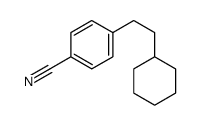 4-(2-cyclohexylethyl)benzonitrile Structure