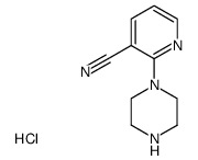 2-(piperazin-1-yl)nicotinonitrile bihydrochloride结构式