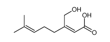 3-(hydroxymethyl)-7-methylocta-2,6-dienoic acid结构式