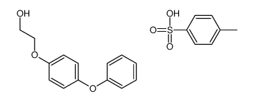 4-methylbenzenesulfonic acid,2-(4-phenoxyphenoxy)ethanol Structure