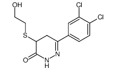 6-(3,4-Dichlorophenyl)-4-(2-hydroxyethyl)thio-4,5-dihydro-3(2H)pyridazinone Structure