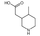 4-甲基-3-哌啶乙酸结构式