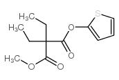 diethyl 2-thienyl methyl malonate Structure