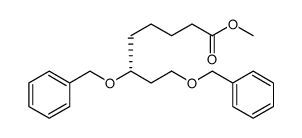 Octanoic acid, 6,8-bis(phenylmethoxy)-, methyl ester, (R) Structure