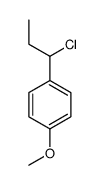 1-(1-chloropropyl)-4-methoxybenzene Structure