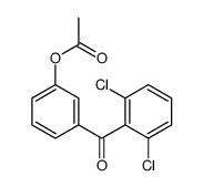 3-ACETOXY-2',6'-DICHLOROBENZOPHENONE structure