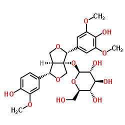 Fraxiresinol 1-O-glucoside structure