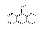 9-methylsulfanylanthracene结构式