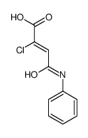 4-anilino-2-chloro-4-oxobut-2-enoic acid Structure