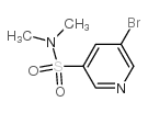 5-Bromo-N,N-dimethylpyridine-3-sulfonamide structure