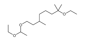 7-ethoxy-1-(1-ethoxyethoxy)-3,7-dimethyloctane结构式