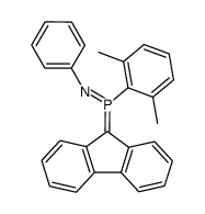 (2,6-Dimethylphenyl)(9-fluorenyliden)(phenylimino)phosphoran结构式