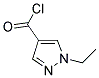 1-ETHYL-1H-PYRAZOLE-4-CARBONYL CHLORIDE结构式