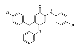 3-(4-chloroanilino)-10-(4-chlorophenyl)phenazin-2-one Structure