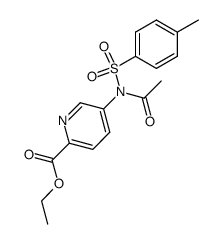 ethyl 5-(N-acetyl-p-toluenesulfonamido)picolinate Structure