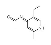 N-(5-ethyl-2-methylpyridin-4-yl)acetamide结构式
