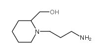 [1-(3-aminopropyl)piperidin-2-yl]methanol结构式