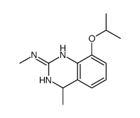 N,4-dimethyl-8-propan-2-yloxy-1,4-dihydroquinazolin-2-amine结构式