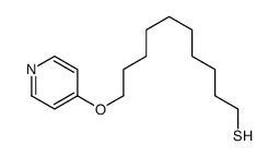 10-pyridin-4-yloxydecane-1-thiol结构式