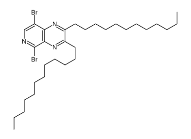 5,8-dibromo-2,3-didodecylpyrido[3,4-b]pyrazine Structure
