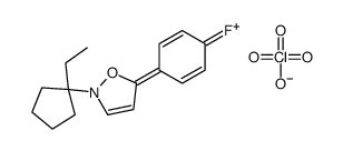 2-(1-ethylcyclopentyl)-5-(4-fluorophenyl)-1,2-oxazol-2-ium,perchlorate结构式