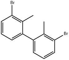 3,3'-二溴-2,2'-二甲基联苯结构式