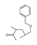 (3S,5R)-3,5-dimethyl-6-phenylmethoxyhexan-2-one结构式