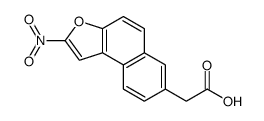 2-(2-nitrobenzo[e][1]benzofuran-7-yl)acetic acid结构式