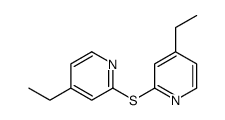 4-ethyl-2-(4-ethylpyridin-2-yl)sulfanylpyridine结构式