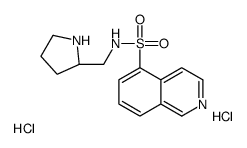 N-[[(2S)-pyrrolidin-2-yl]methyl]isoquinoline-5-sulfonamide,dihydrochloride Structure