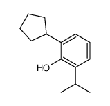 2-cyclopentyl-6-isopropylphenol结构式
