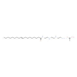 N-[2-[[2-[(2-aminoethyl)amino]ethyl]amino]ethyl]octadec-9-enamide monoacetate结构式