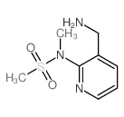 N-(3-(Aminomethyl)pyridin-2-yl)-N-methylmethanesulfonamide structure