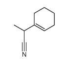 2-(cyclohexen-1-yl)propanenitrile Structure