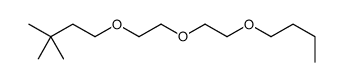 1-[2-(2-butoxyethoxy)ethoxy]-3,3-dimethylbutane Structure