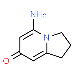 7(1H)-Indolizinone,5-amino-2,3-dihydro-(9CI) structure