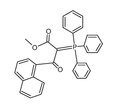 Triphenylphosphin-2-naphthoyl-methoxy-carbonyl-methylen结构式