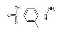 6-hydrazino-m-toluenesulphonic acid Structure